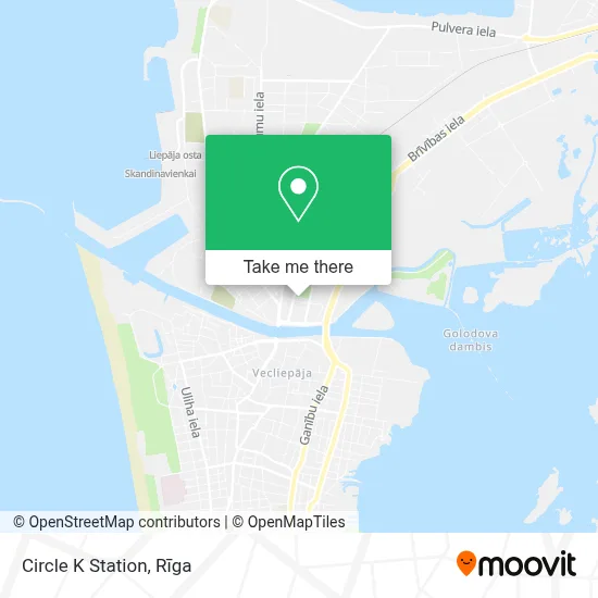 Circle K Station map