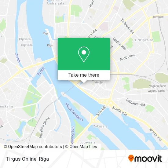 Tirgus Online map