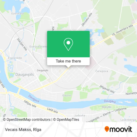 Vecais Makss map