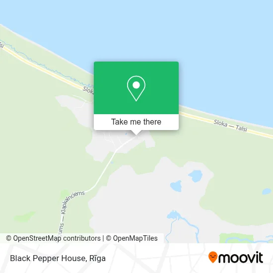 Black Pepper House map