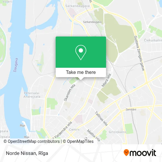 Norde Nissan map