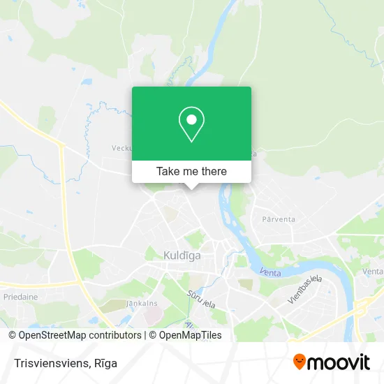 Trisviensviens map