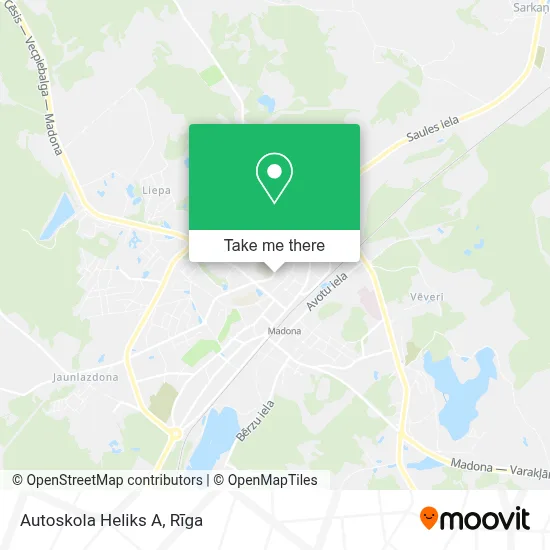 Autoskola Heliks A map