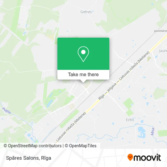 Spāres Salons map
