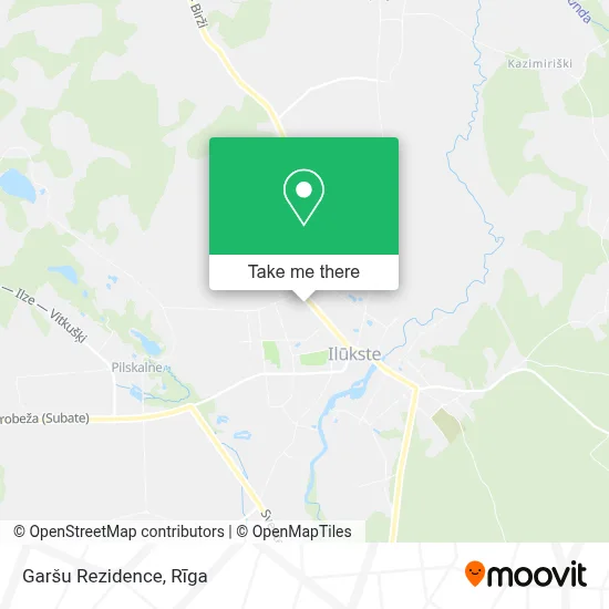 Garšu Rezidence map