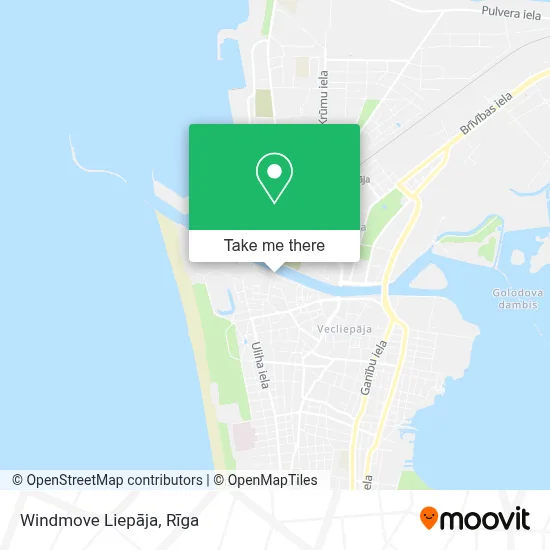 Windmove Liepāja map