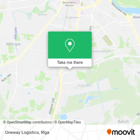 Oneway Logistics map