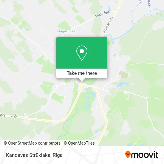 Kandavas Strūklaka map