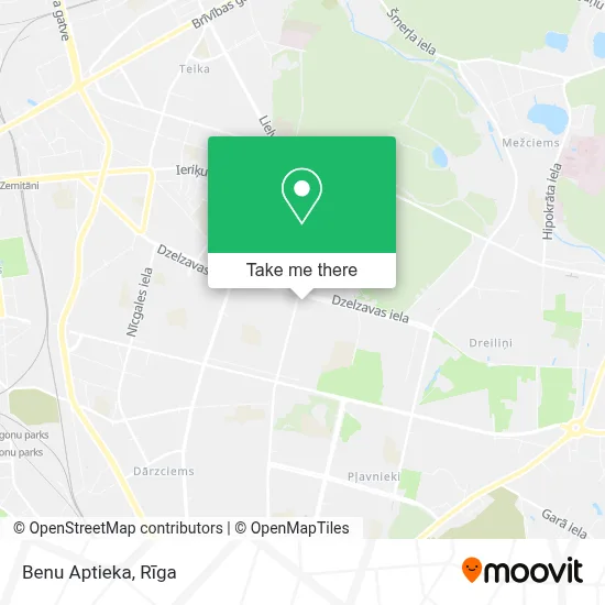 Benu Aptieka map
