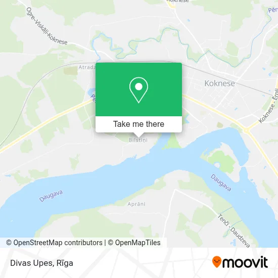 Divas Upes map