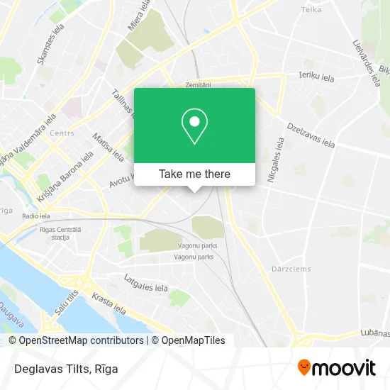 Deglavas Tilts map