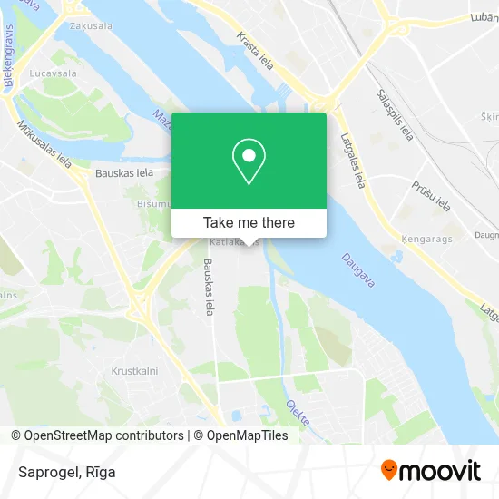 Saprogel map