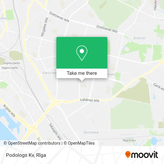 Podologs Kv map