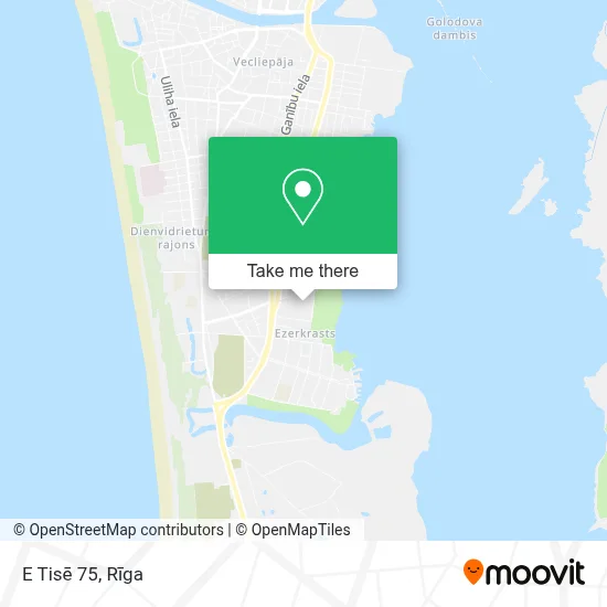 E Tisē 75 map