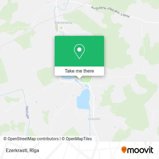 Ezerkrasti map