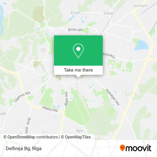 Delfinija Bg map