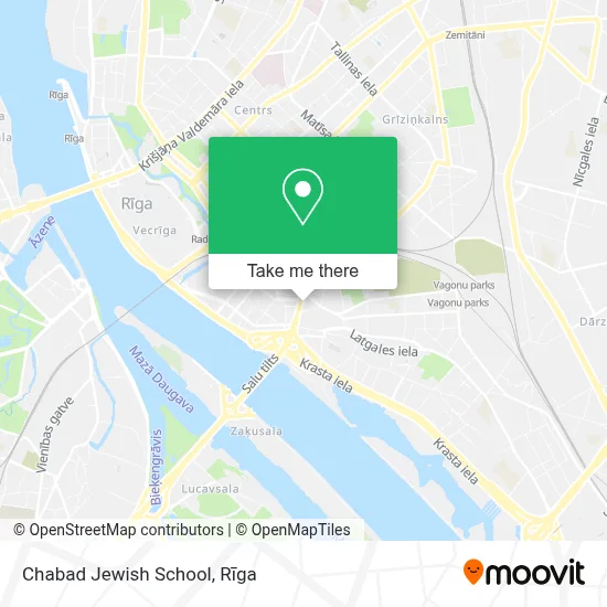 Chabad Jewish School map