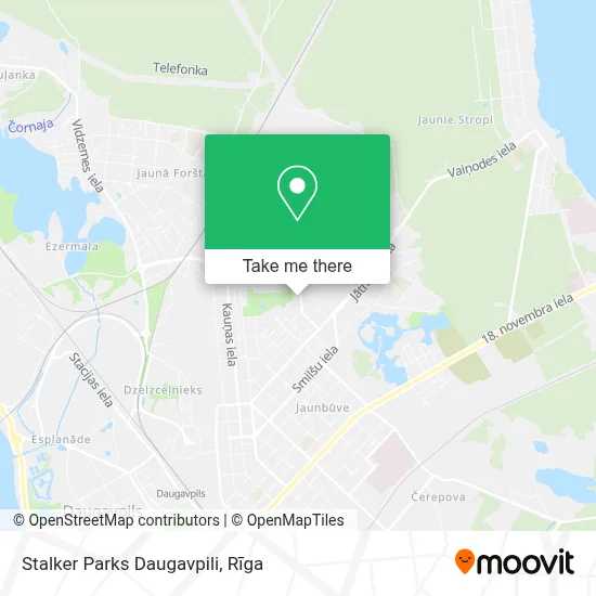 Stalker Parks Daugavpili map