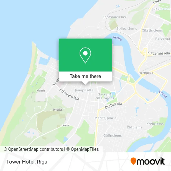 Tower Hotel map