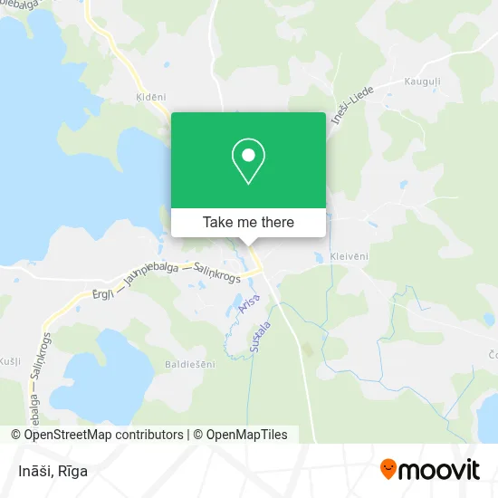 Ināši map