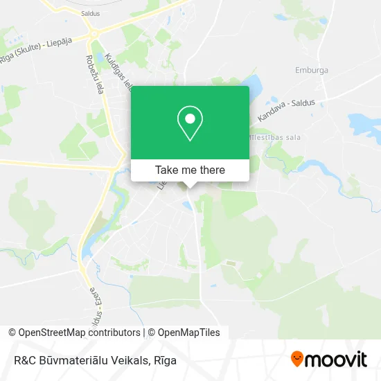 R&C Būvmateriālu Veikals map