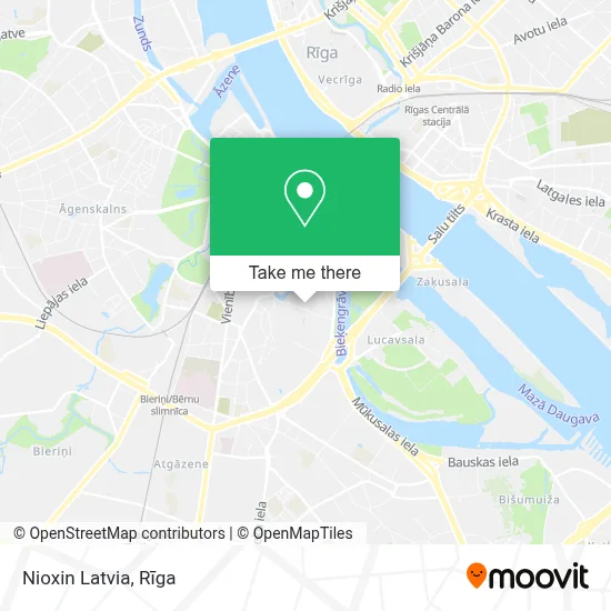 Nioxin Latvia map