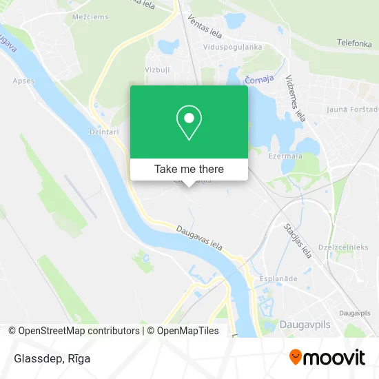Glassdep map