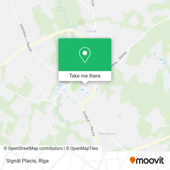 Signāl Placis map