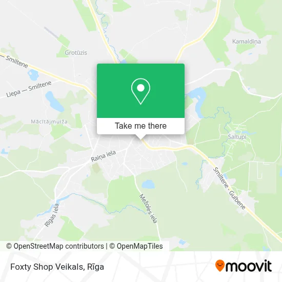 Foxty Shop Veikals map
