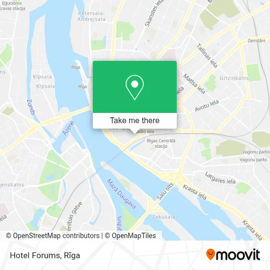 Hotel Forums map