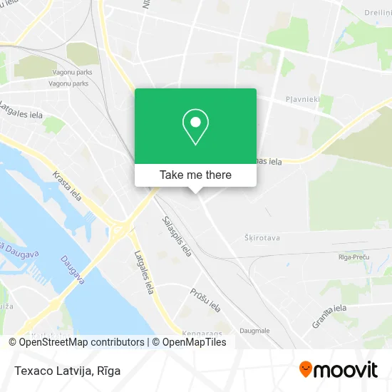 Texaco Latvija map