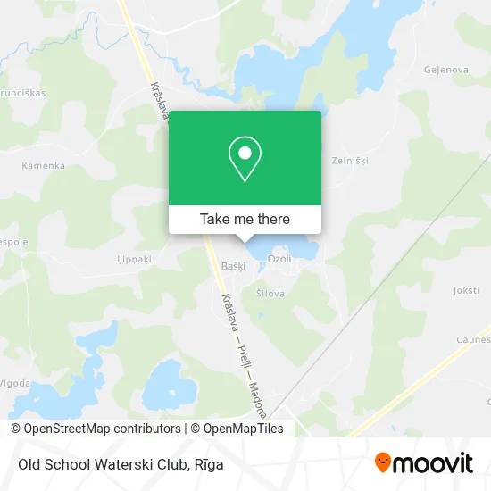 Old School Waterski Club map