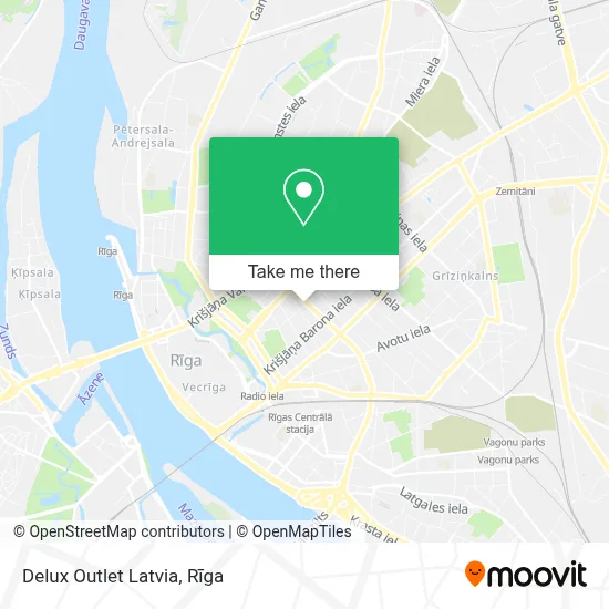Delux Outlet Latvia map