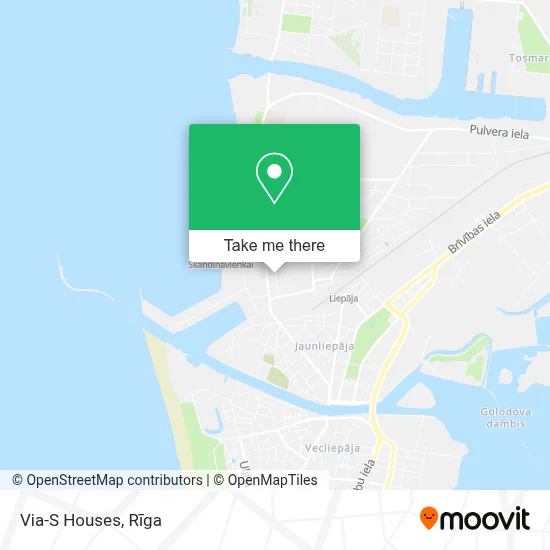 Via-S Houses map