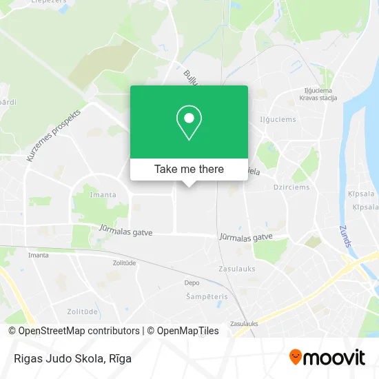 Rigas Judo Skola map