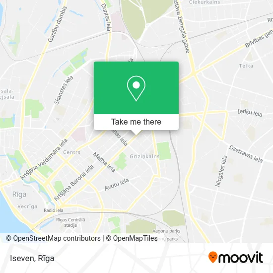 Iseven map