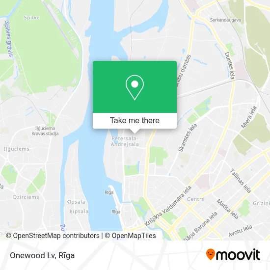 Onewood Lv map