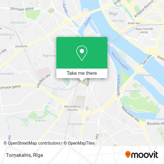 Torņakalns map