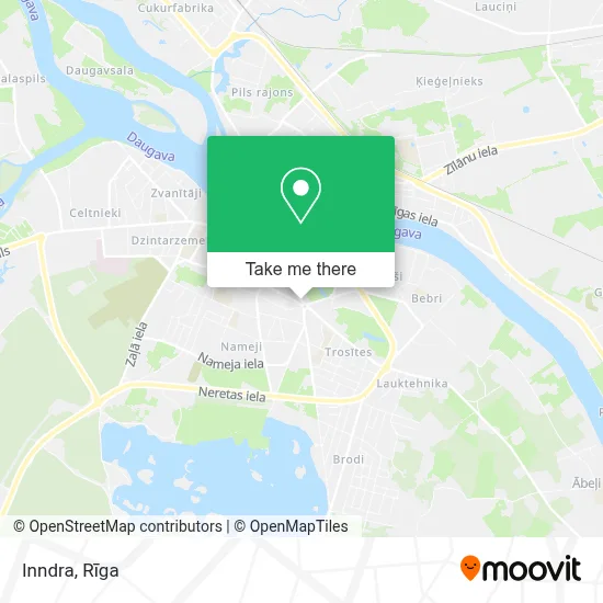 Inndra map
