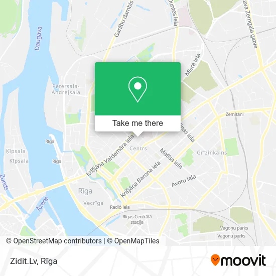 Zidit.Lv map