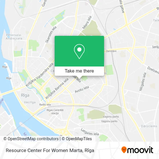 Resource Center For Women Marta map