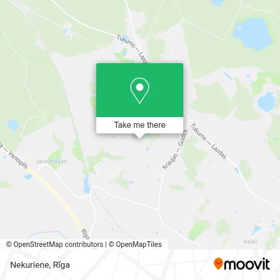 Nekuriene map
