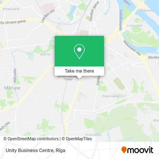 Unity Business Centre map