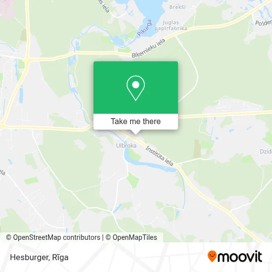 Hesburger map