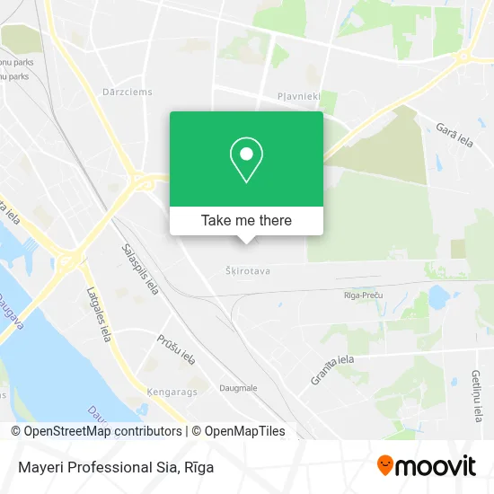 Mayeri Professional Sia map