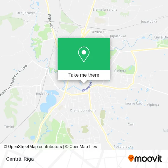 Centrā map