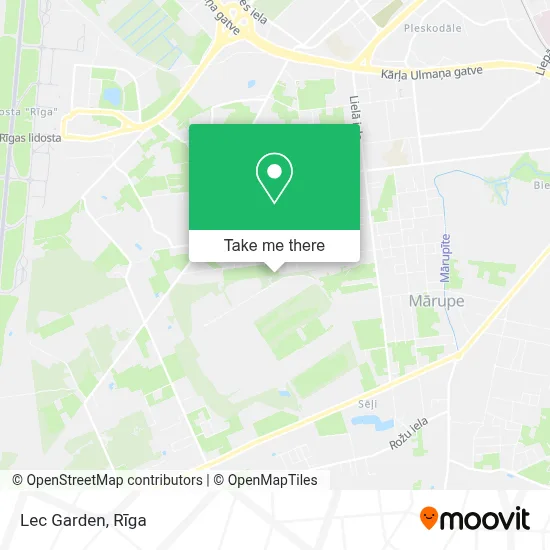 Lec Garden map