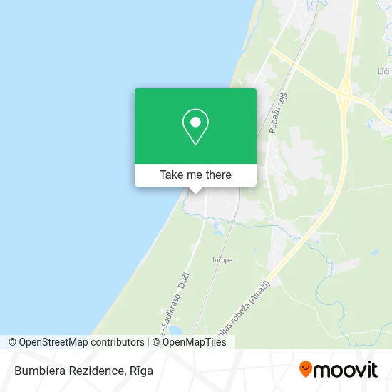Bumbiera Rezidence map