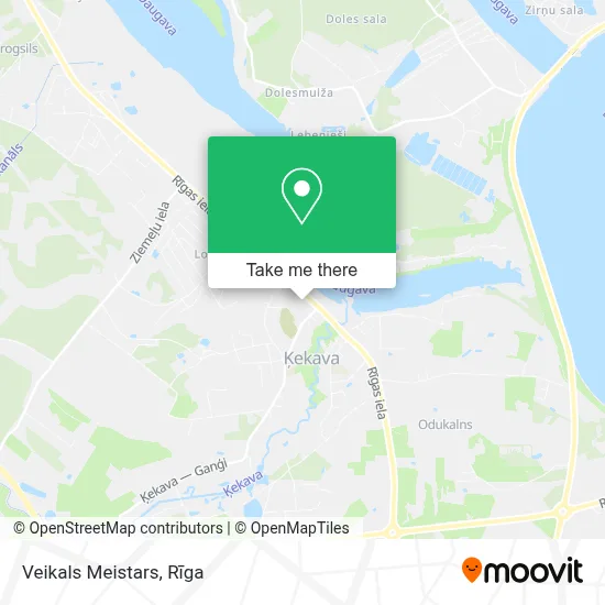 Veikals Meistars map