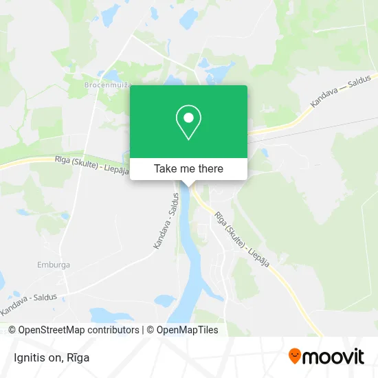 Ignitis on map